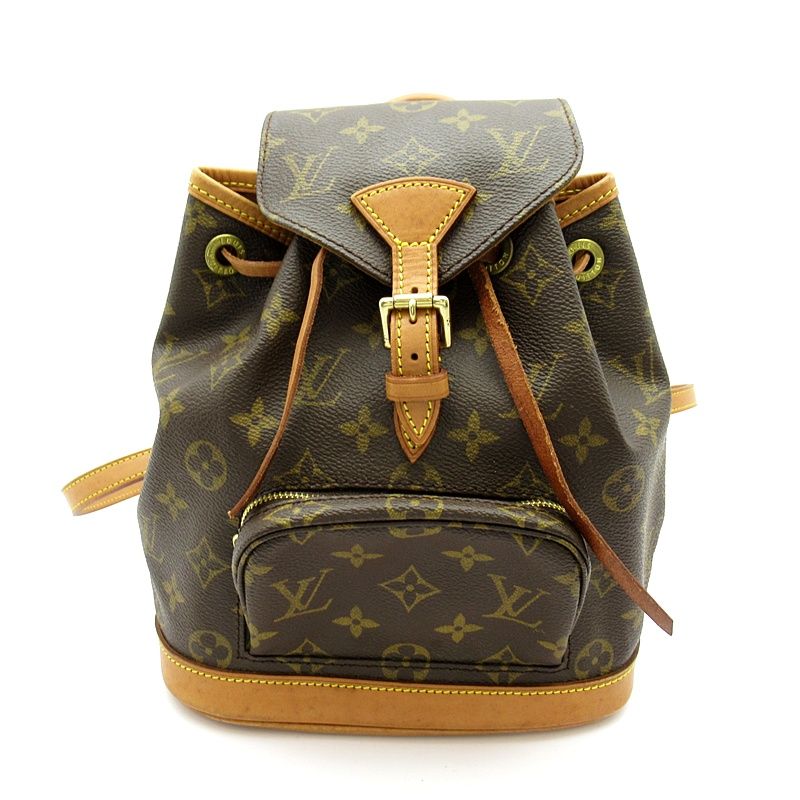Louis Vuitton Mini Montsouris Monogram Backpack Brown