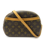 Louis Vuitton Blois Monogram Shoulder Bag Brown