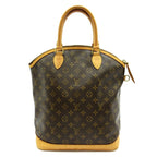 Louis Vuitton Lockit Vertical Monogram Handbag Brown — view 4