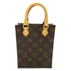 Louis Vuitton Petite Sac Plat Monogram Handbag Brown — view 4