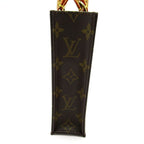 Louis Vuitton Petite Sac Plat Monogram Handbag Brown — view 3