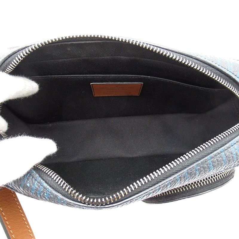 Louis Vuitton Volga on Strap Monogram Eclipse Shoulder Bag Black — view 7