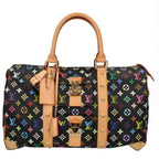 Louis Vuitton Keepall 45 Multicolor Boston Bag Noir