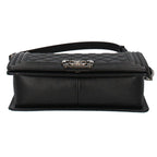 Chanel Chain Shoulder Bag Caviar Leather Black — view 5