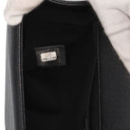 Chanel Chain Shoulder Bag Caviar Leather Black — view 8