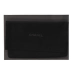 Chanel Flap Phone Case Chain Wallet Caviar Leather Shoulder Bag Black — view 9