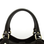 Gucci Ski Handbag GG Canvas Leather Brown — view 2