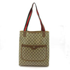 Gucci Vintage Sherry Line Tote 40.02.003 Beige