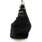 Gucci Bambu Handbag Nylon Leather Black — view 5