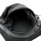 Gucci Bambu Handbag Nylon Leather Black — view 7