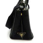 Prada Canapa Tote TPM Canvas Black — view 5