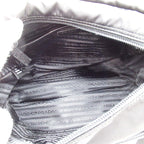 Prada Re-Nylon Shoulder Bag Nylon LadyShoulder Black Medium — view 7