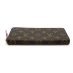 Louis Vuitton Portefeuille Clemence Monogram Fuchsia Wallet — view 4