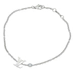 Louis Vuitton Idyle Blossom LV Bracelet 18k White Gold