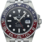 Rolex GMT Master 2 Watch Box SS Black Polished