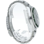 Rolex Submariner Date Green Roulette SS Watch Black Polished — view 4