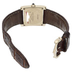 Cartier Tank Francaise MM Watch Box 18k Yellow Gold Leather White Polished — view 5