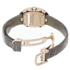 Cartier Venuire SM Watch Diamond Bezel Box 18k Pink Gold Leather Silver Finish — view 5