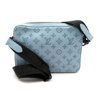 Louis Vuitton Trio Monogram Shadow Messenger Bag Sky Blue — view 4
