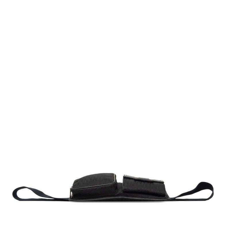 Dior Trotter Street Chic Bum Bag Black Canvas Leather — view 3