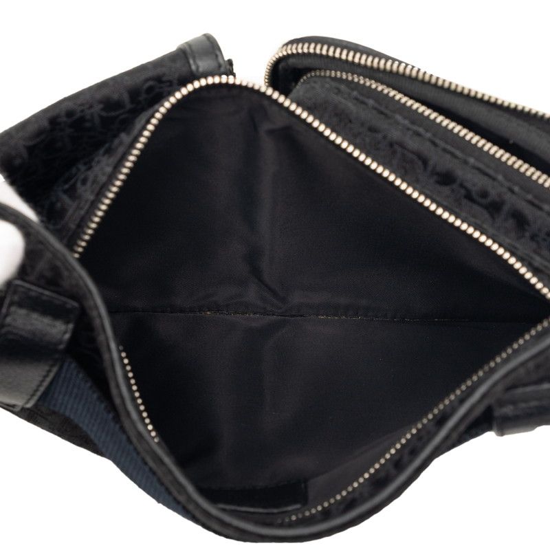 Dior Trotter Street Chic Bum Bag Black Canvas Leather — view 4