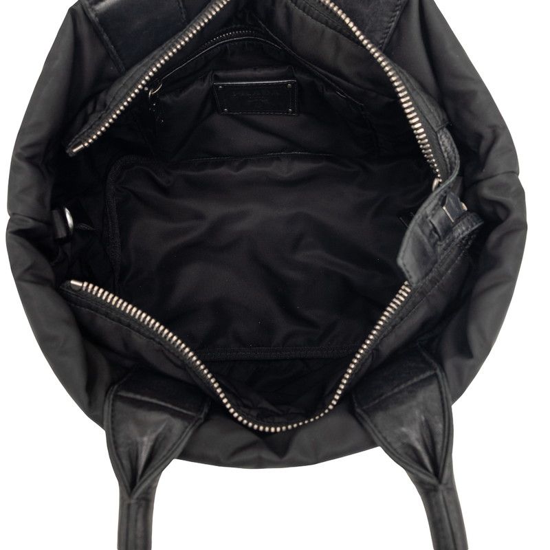 Prada 2-Way Shoulder Bag Black Gray Nylon — view 4