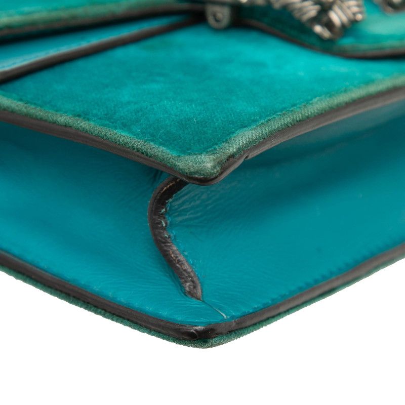 Gucci Dionysus Crossbody Chain Shoulder Bag Blue Velvet — view 5