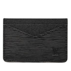 Louis Vuitton Epi Neo Card Holder Case Noir Black Leather