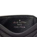 Louis Vuitton Epi Neo Card Holder Case Noir Black Leather — view 5