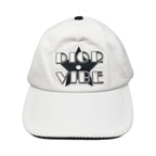 Dior Hat Vibe Baseball Cap 58 Cotton Logo White — view 3