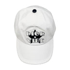 Dior Hat Vibe Baseball Cap 58 Cotton Logo White — view 5