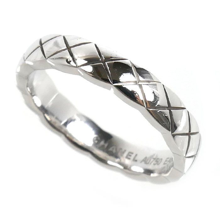 Chanel 18k White Gold Coco Crush Ring