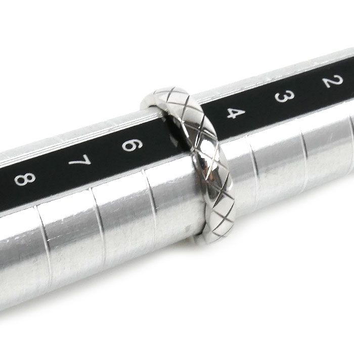 Chanel 18k White Gold Coco Crush Ring