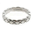 Chanel 18k White Gold Coco Crush Ring