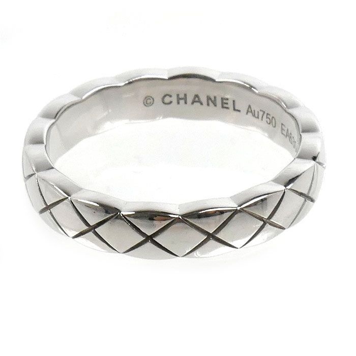 Chanel 18k White Gold Coco Crush Ring