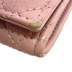 Dior Coin Purse Compact Wallet Mini Quilted Cannage Bifold Caro Case — view 6