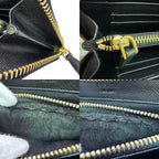 Prada Triangle Logo Zip Around Wallet — view 8