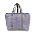 Prada Logo Embroidery Mini Tote Light Purple Tessuto
