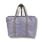 Prada Logo Embroidery Mini Tote Light Purple Tessuto