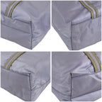 Prada Logo Embroidery Mini Tote Light Purple Tessuto — view 5