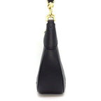 Louis Vuitton Shoulder Bag Bagatelle NM Black Monogram Empreinte Leather Gold — view 3