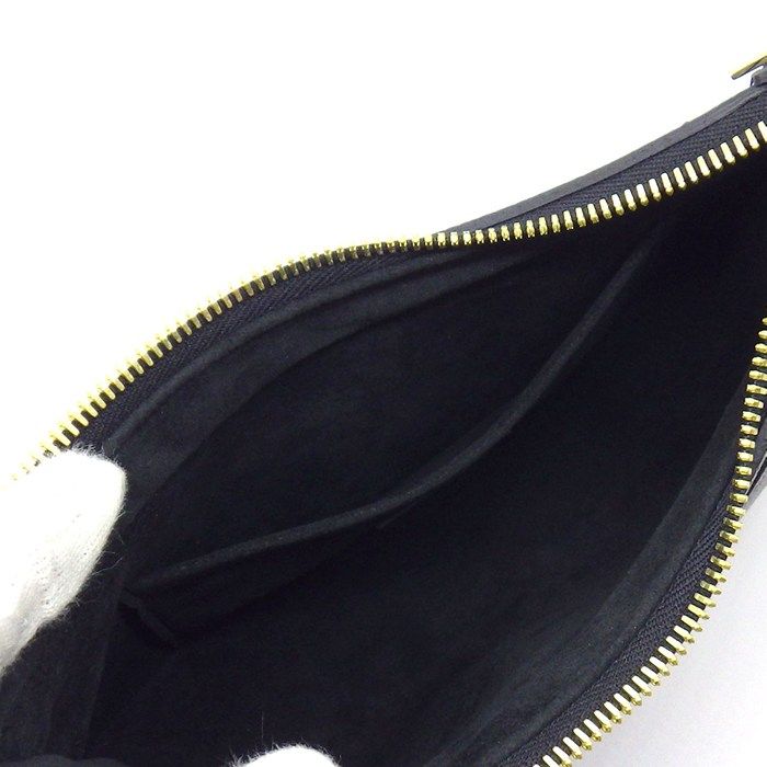 Louis Vuitton Shoulder Bag Bagatelle NM Black Monogram Empreinte Leather Gold — view 6