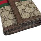 Gucci GG Continental Wallet Sherry Line Supreme Canvas — view 9