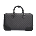 Gucci Interlocking Duffle Boston Bag GG Supreme Canvas Black — view 3
