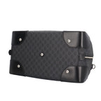 Gucci Interlocking Duffle Boston Bag GG Supreme Canvas Black — view 5
