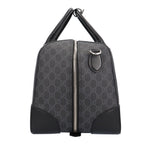 Gucci Interlocking Duffle Boston Bag GG Supreme Canvas Black — view 4