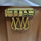Louis Vuitton 4 Consecutive Logo Multicles 4 Monogram Key Case Key Holder — view 6