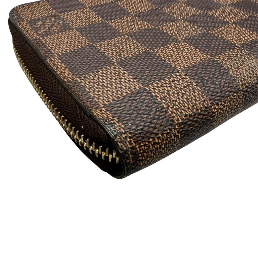 Louis Vuitton Damier Wallet Zippy Brown — view 8