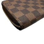Louis Vuitton Damier Wallet Zippy Brown — view 8