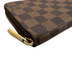 Louis Vuitton Damier Wallet Zippy Brown — view 6